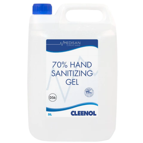 70% Alcohol Hand Sanitiser Gel 5L